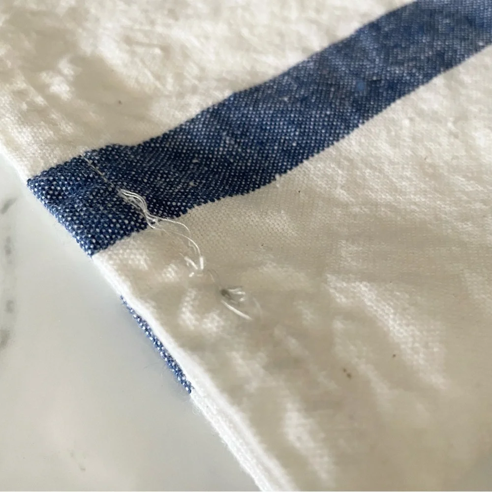 SET of 4 Blue&White Dreidel Napkins